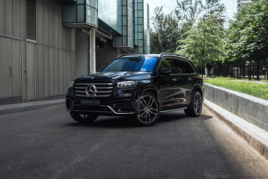 Черный Mercedes-Benz GLS 450 d 4MATIC в Crystal Car под заказ