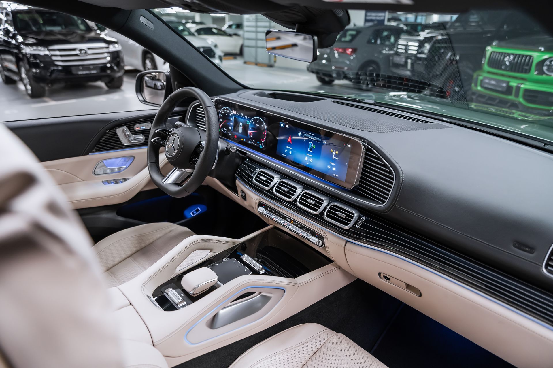 Зеленый хаки Mercedes-Benz GLS 450 d 4MATIC в Crystal Car под заказ