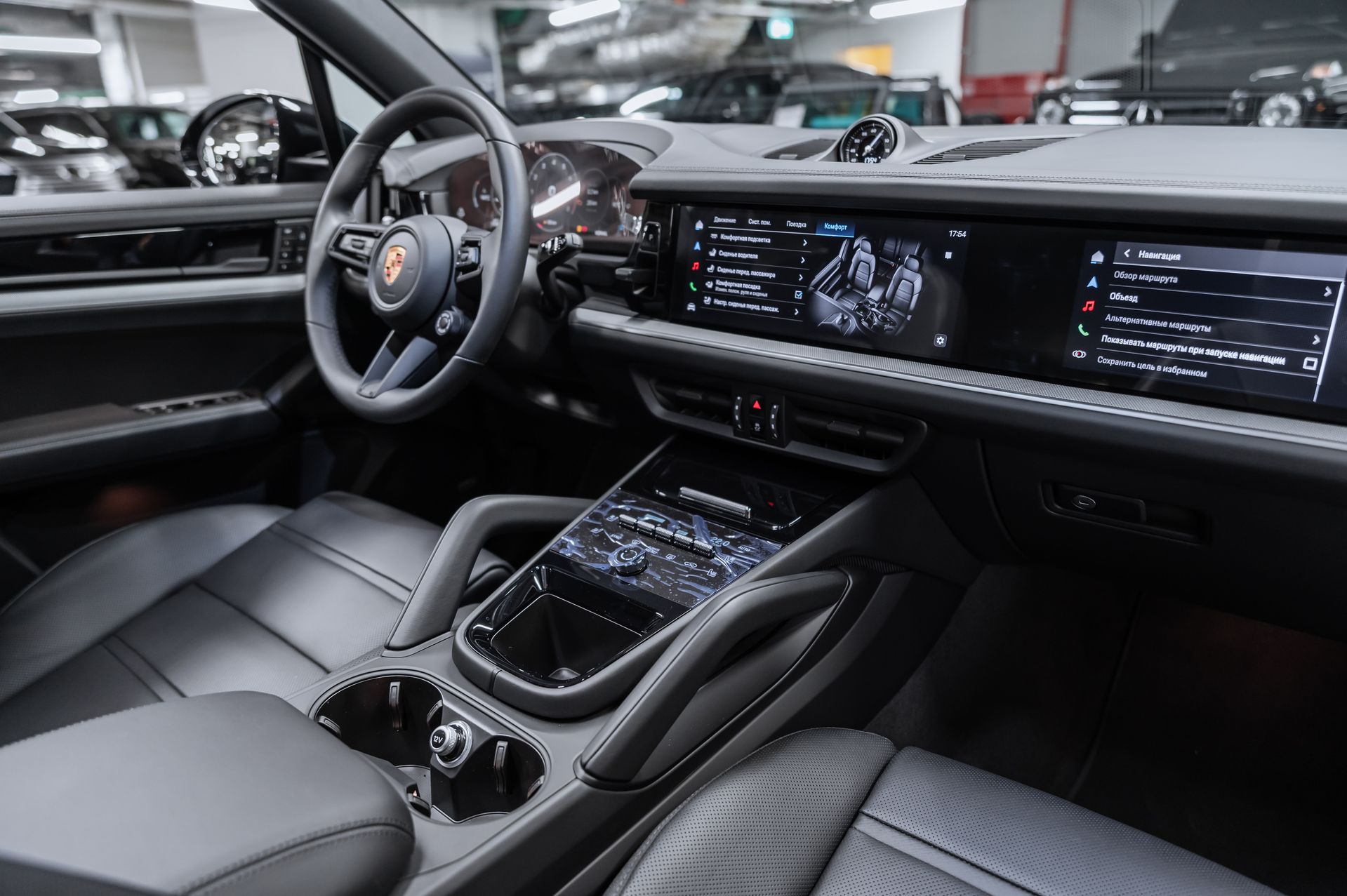 Черный Porsche Cayenne S Coupé в Crystal Car под заказ