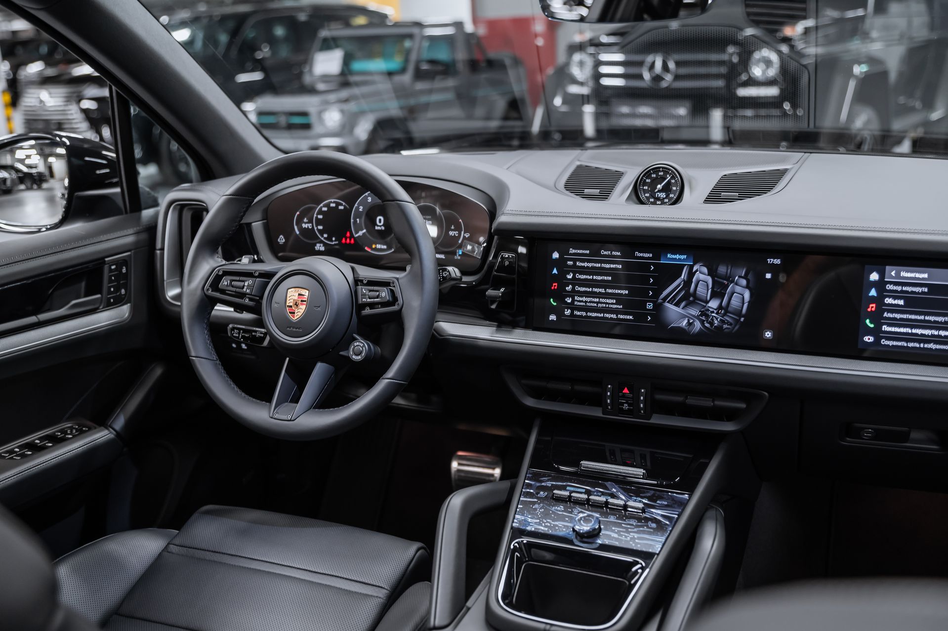 Черный Porsche Cayenne S Coupé в Crystal Car под заказ